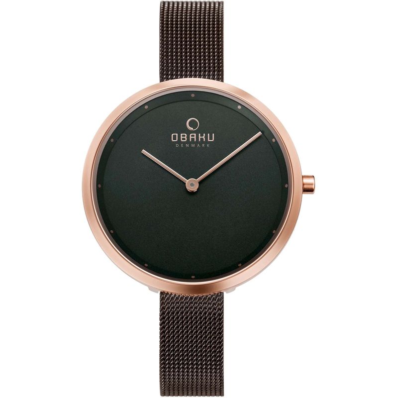 Obaku Women's Classic Brown Dial Watch - V227lxvnmn